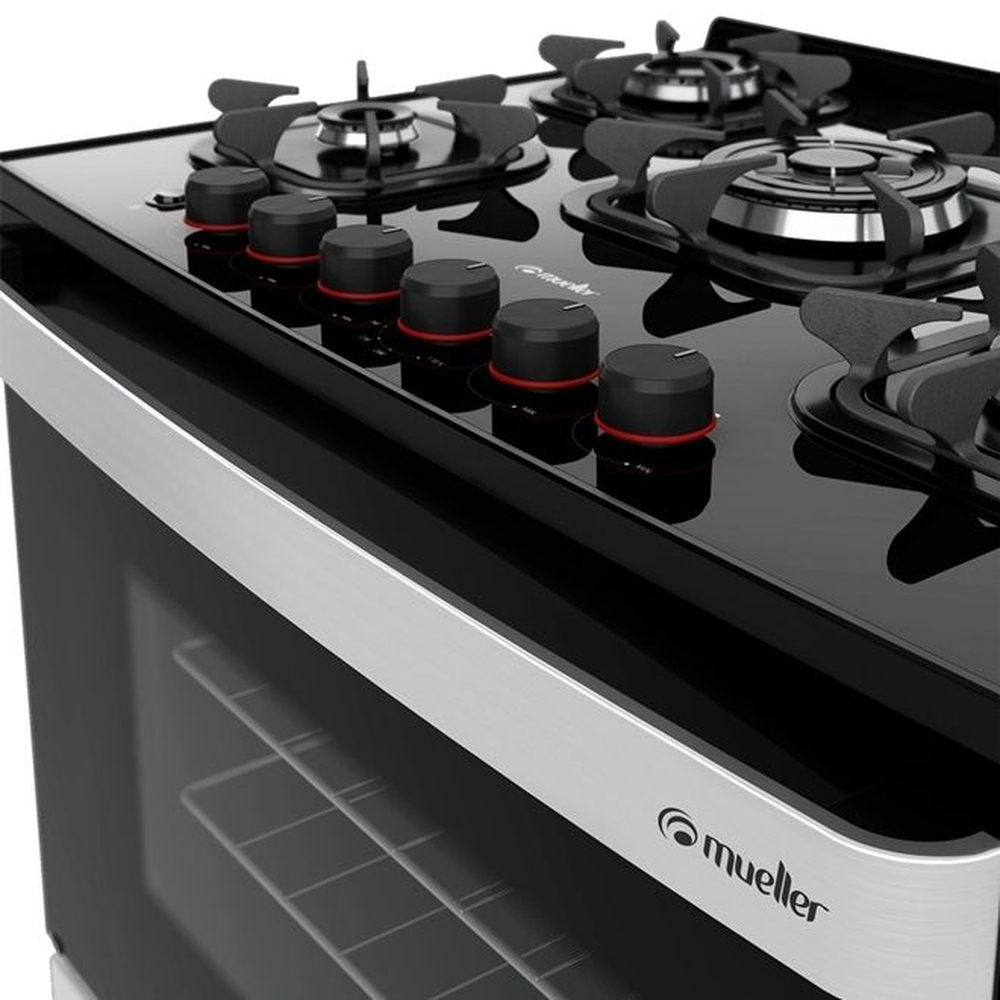FOGAO MUELLER PIACERE VETRO BCO G6 5BOCAS 2