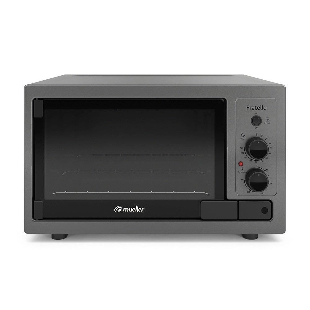 FORNO ELETRICO MUELLER FRATELLO CTIMER GRAFITE 127V 1