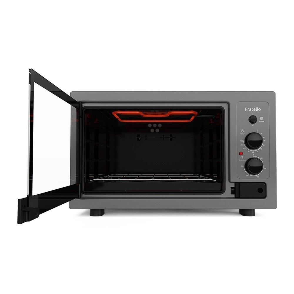 FORNO ELETRICO MUELLER FRATELLO CTIMER GRAFITE 127V 2