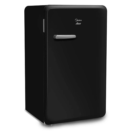 FRIGOBAR MIDEA RETRÔ MRV10P1 ONIX PRETO 95L 127V