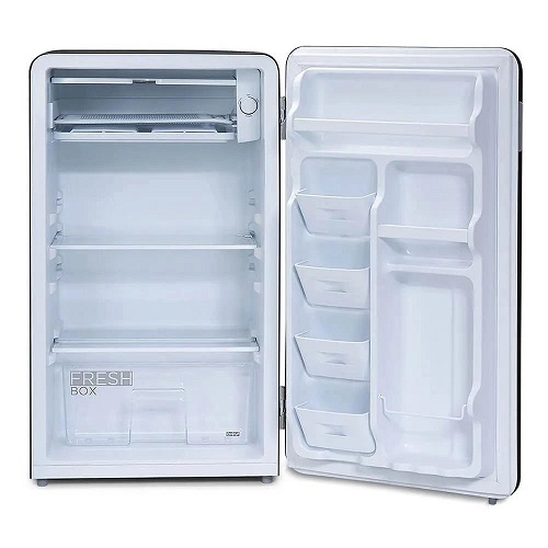 FRIGOBAR MIDEA RETRÔ MRV10P1 ONIX PRETO 95L 127V