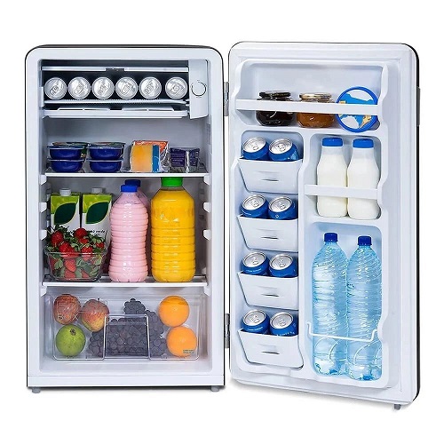 FRIGOBAR MIDEA RETRÔ MRV10P1 ONIX PRETO 95L 127V