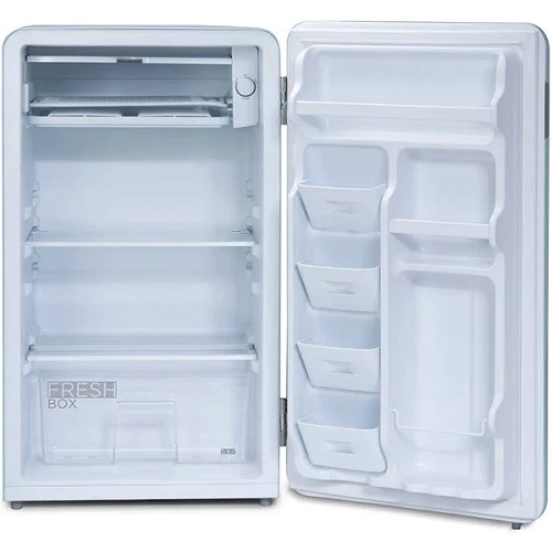 FRIGOBAR MIDEA RETRÔ MRV10A1 AZUL JADE 95L 127V