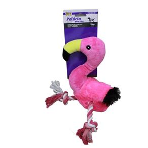 BRINQ WESTERN P CAO PELUCIA FLAMINGO