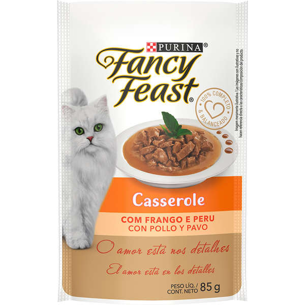 RACAO PURINA FANCY FEAST CASS FRANGO PERU 85G