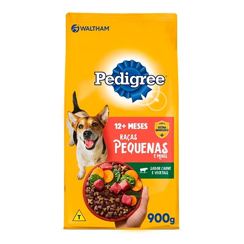 RAÇÃO PEDIGREE RAÇAS PEQUENAS E MINIS 900G
